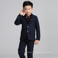 High quality 2color 4pcs set tie+vest+pants+shirt baby boys winter wedding suit for children boys